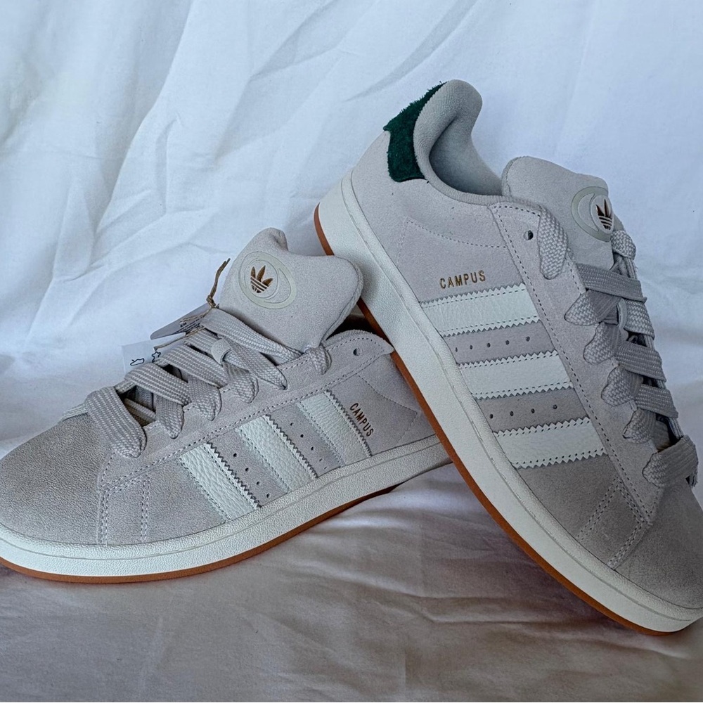 Adidas Campus 00s Light Gray and White Sneakers